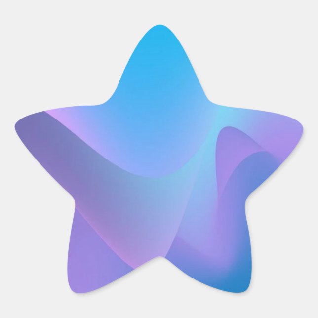 Playful Charming Tender Cheerful Friendly Loving  Star Sticker (Front)