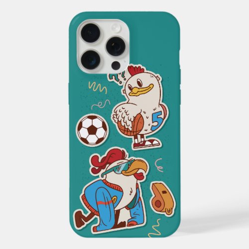 PLAYFUL CHICKEN ANIMALS  iPhone 15 PRO MAX CASE