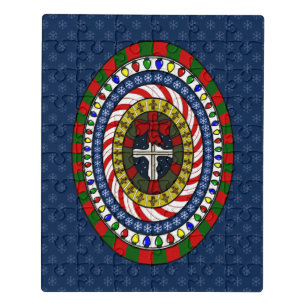 Playful Christmas Acrylic Puzzle