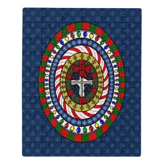 Playful Christmas Acrylic Puzzle (Puzzle Vertical)