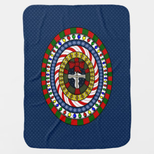 Playful Christmas Baby Blanket