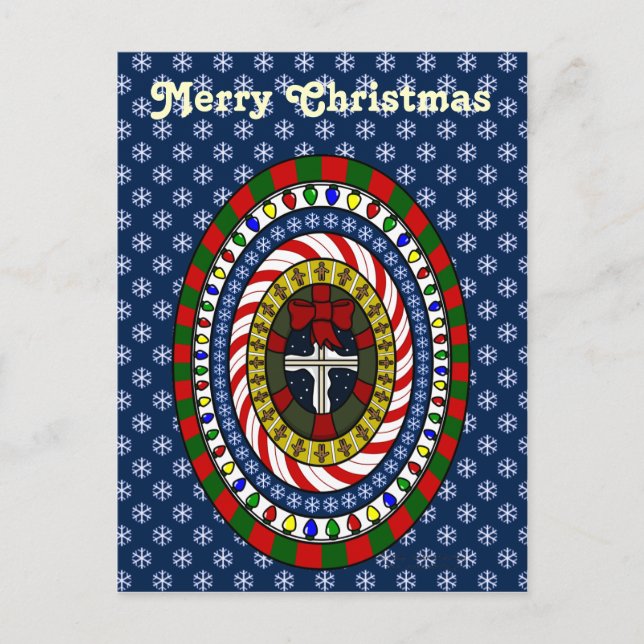 Playful Christmas Postcard (Front)
