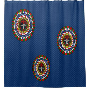 Playful Christmas Shower Curtain