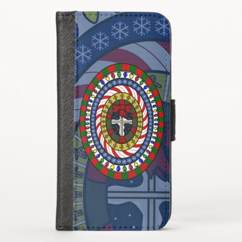 Playful Christmas Smartphone Wallet Case