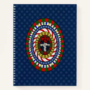 Playful Christmas Spiral Notebook