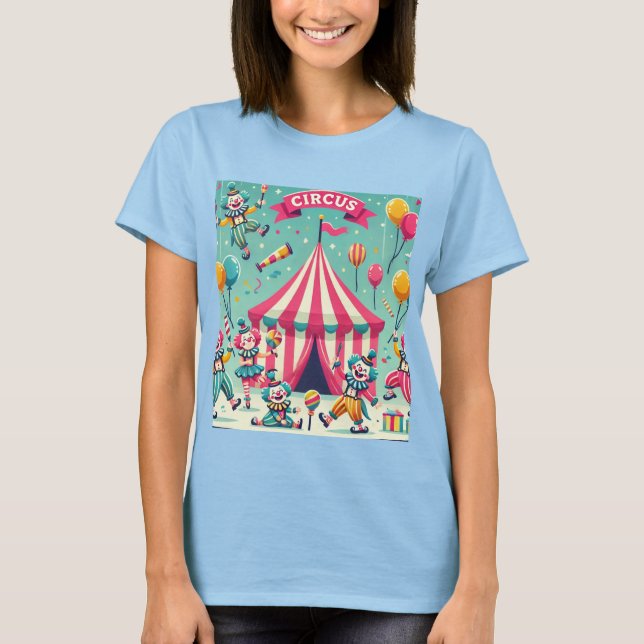 Playful Circus Delight T-Shirt (Front)