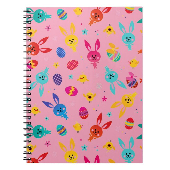 Playful & colorful design kids Spiral Notebook (Front)