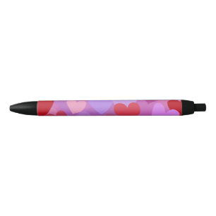 Playful Colorful Heart Pattern Pen