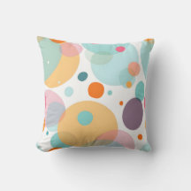 Playful Colorful Overlapping Circles Pattern