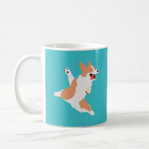Playful Corgi Coffee Mug