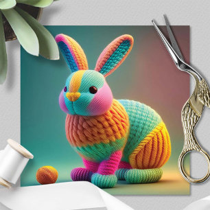 Playful Cute Bunny Easter Holiday Card