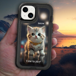 Playful Cute Kitten iPhone 15 Case