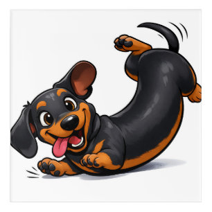 Playful Dachshund Puppy Acrylic Print