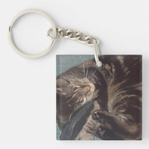 Playful Dave Square (double-sided) Keychain