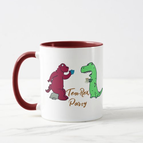 Playful Design Tea Rex Dinosaur Cute Novelty Gift  Mug