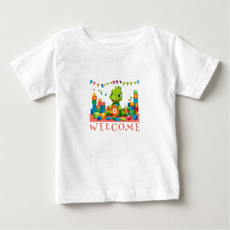Playful Dino Blocks Kids' T-Shirt