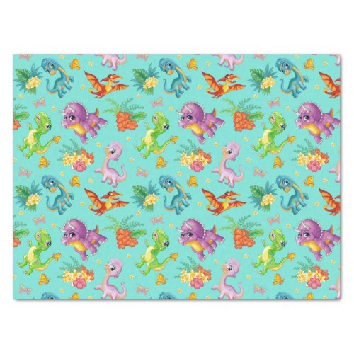 Playful Dinosaur   Tissue Paper