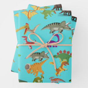 Playful Dinosaur Wrapping Paper