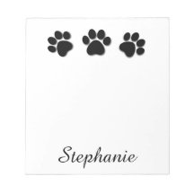 Playful Dog Paw Prints for Dog Lover BLACK 02
