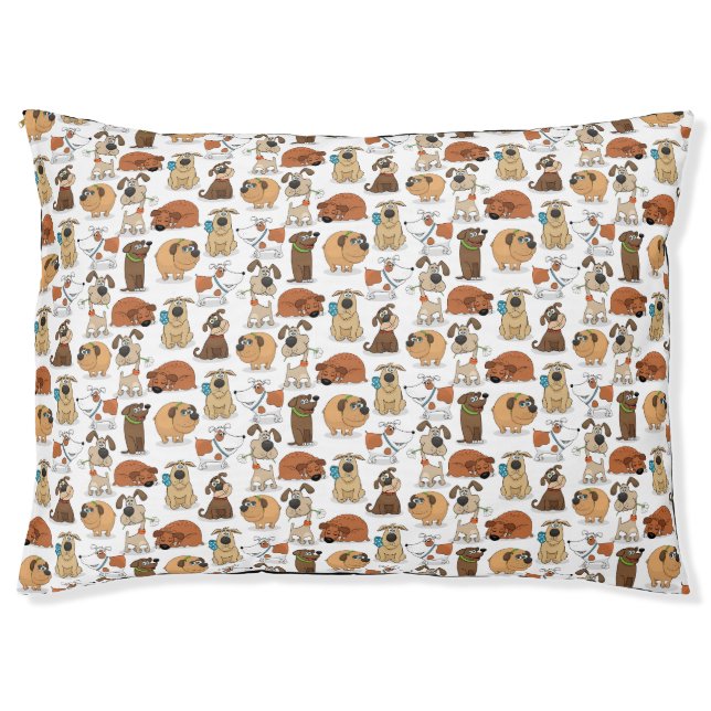 Playful Dogs Outdoor Dog Bed (Front)