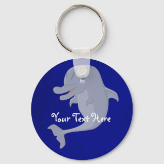 Playful Dolphin Keychain