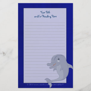 Playful Dolphin Stationery