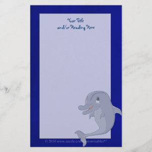 Playful Dolphin Stationery