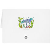 Playful Dolphins Cards (Back Horizontal)