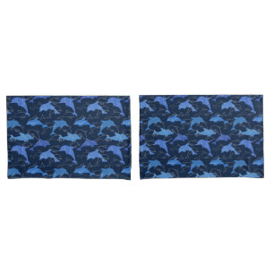 Playful Dolphins Pillow Case