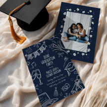 Playful Doodle Joint Graduation Party