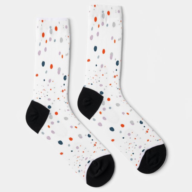 Playful Dots: Polka Dot Socks (Right)