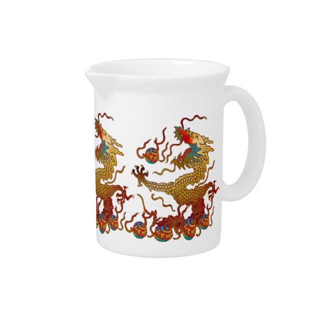 Playful Dragon Pitcher (Right)