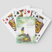 Playful Dramatic Watercolour Gouldian Finch