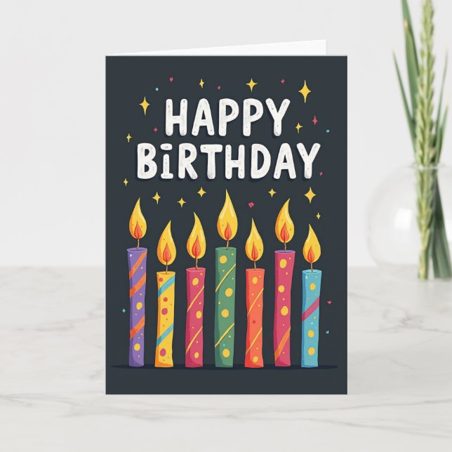 Playful Elements Birthday Card (Front)
