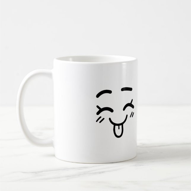 Playful face mug (Left)