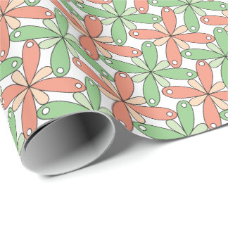 Playful floral ice cream pastels CC1288 Seamless Wrapping Paper