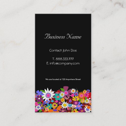 Playful Flowers Business Cards