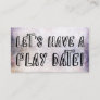 Playful Font, Earthy Grunge Mommy Play Date Card