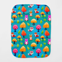 Playful Forest Scene With Cute Animals