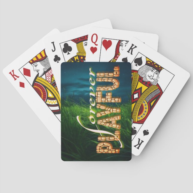 Playful Forever: Embrace the Child Within" Poker Cards (Back)