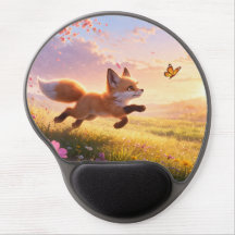 Playful Fox Cubs in Spring Blossom Meadow