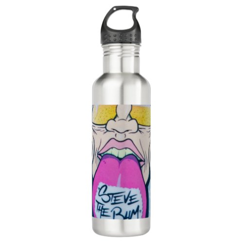 Playful Funny Guy Graffiti Sip in Style Stainless Steel Water Bottle