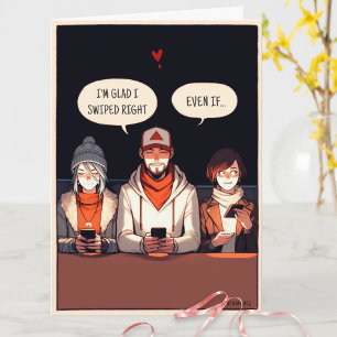 Playful Funny Valentine Card – Swipe Right