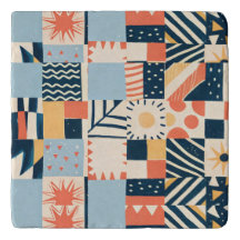 Playful geometric pattern