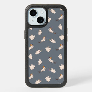 Playful Ghosts Halloween Pattern iPhone 15 Case