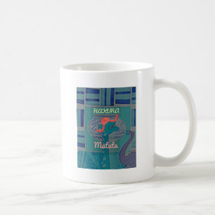 Playful Giraffe Art: An African Delight Coffee Mug