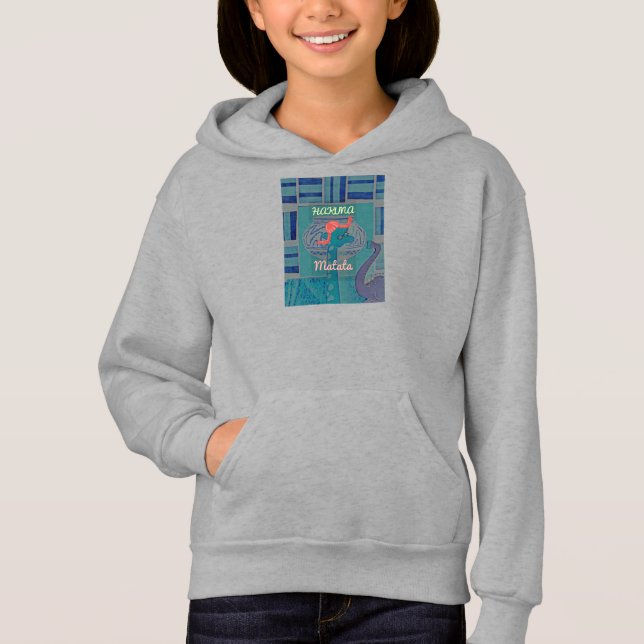 Playful Giraffe Art: An African Delight Hoodie (Front)