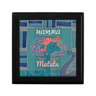 Playful Giraffe Art: An African Delight Keepsake Box