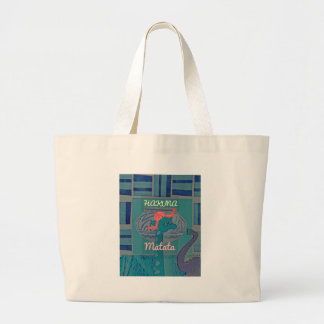 Playful Giraffe Art: An African Delight Large Tote Bag