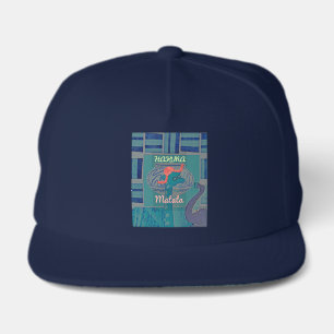 Playful Giraffe Art: An African Delight Snap Back Hat